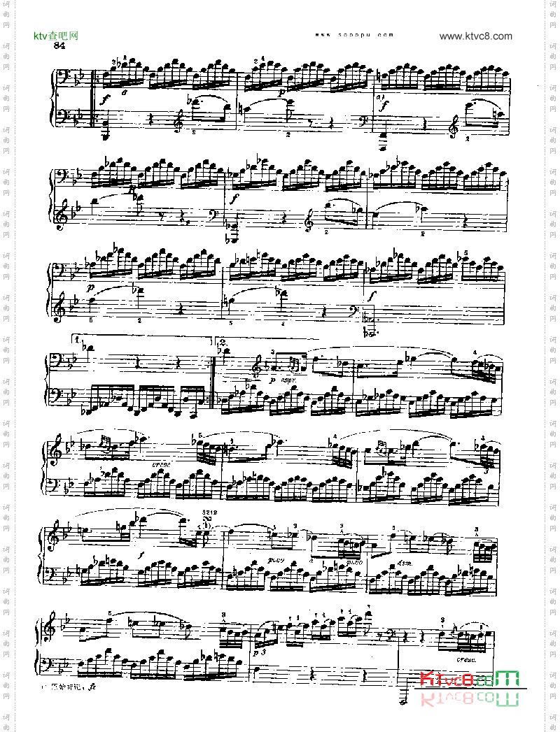奏鸣曲九为冯.根青格夫人而作1789-1790键盘类钢琴