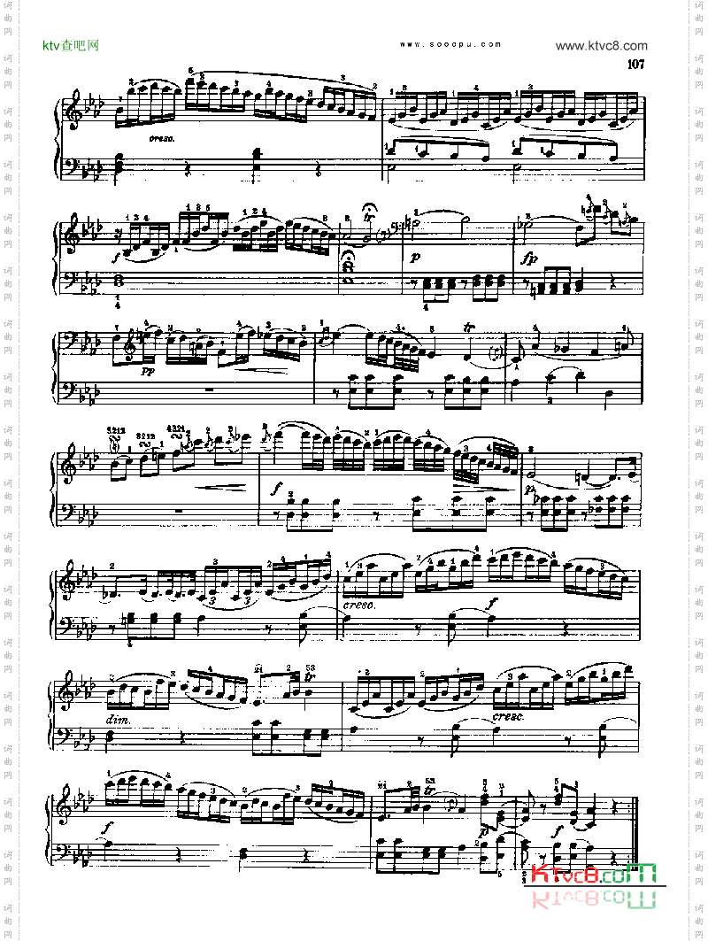 奏鸣曲十一1786年出版键盘类钢琴