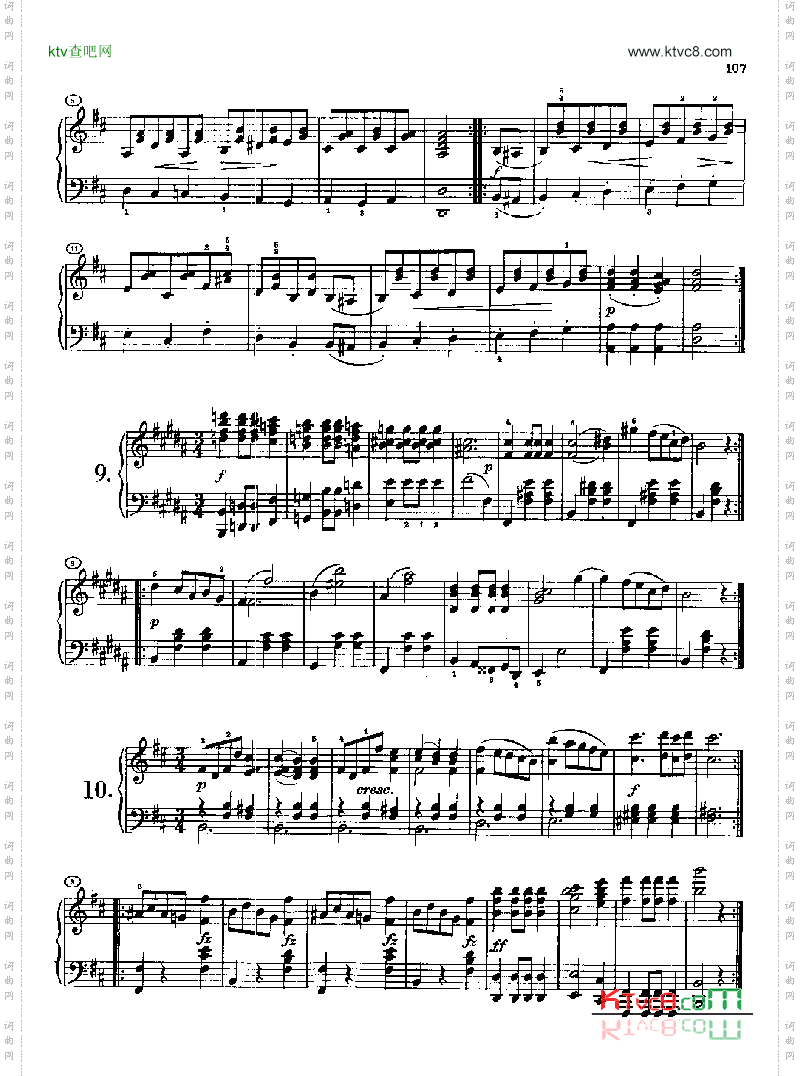 17首德意志舞曲又名连德勒舞曲_D366键盘类钢琴