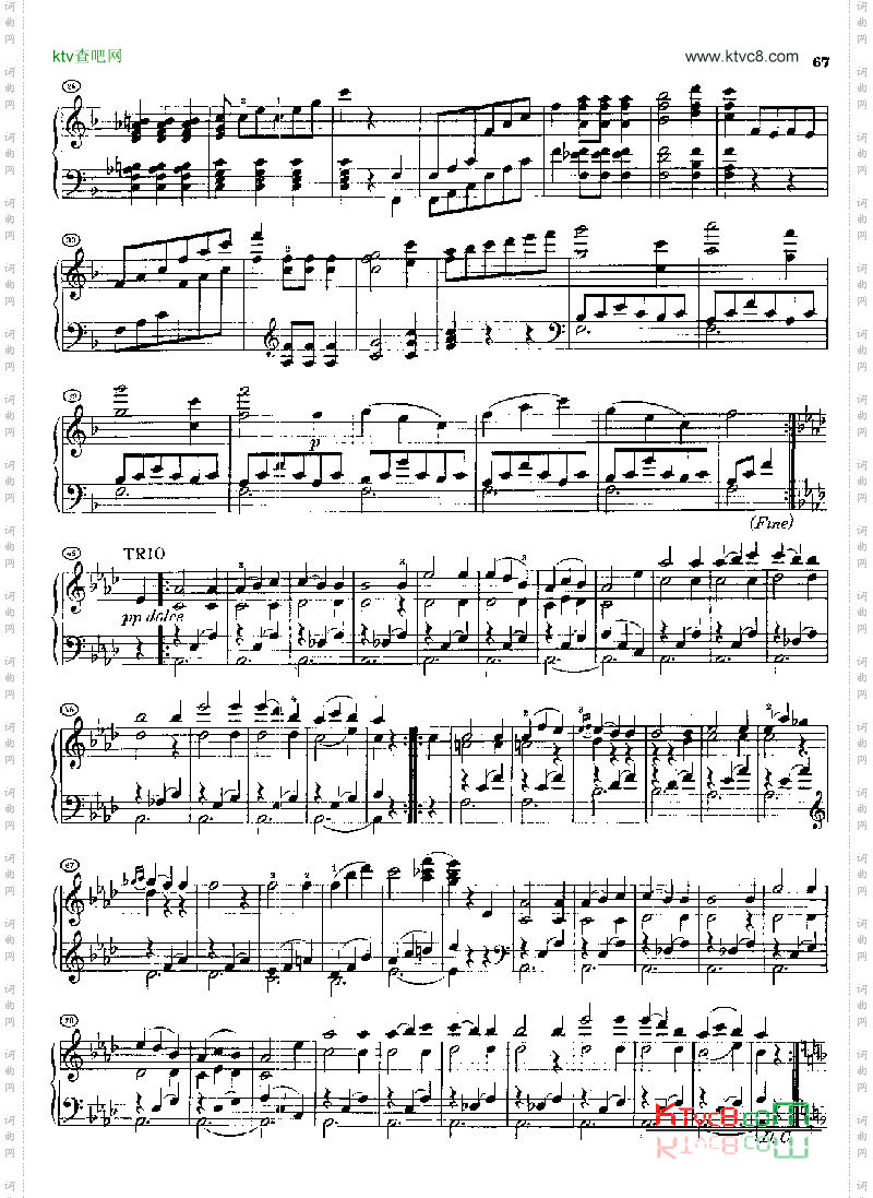 20首圆舞曲又名最后的圆舞曲_opus127身后出版.D1461键盘类钢琴