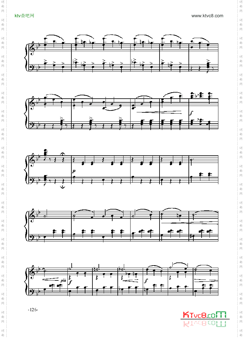 圆舞曲—舞剧《睡美人》键盘类钢琴