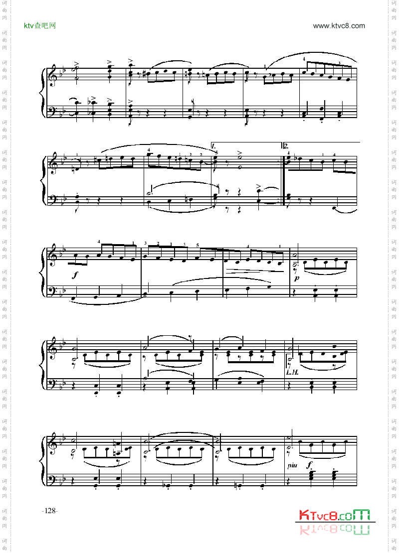 圆舞曲—舞剧《睡美人》键盘类钢琴