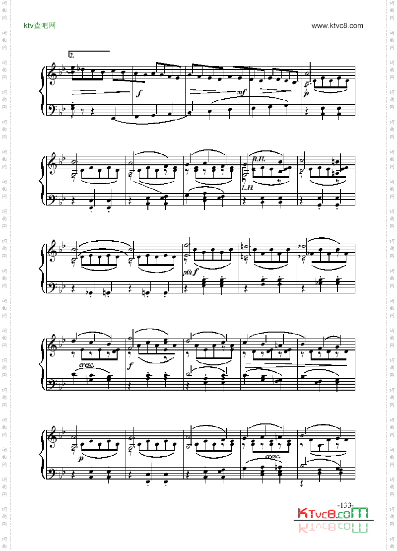 圆舞曲—舞剧《睡美人》键盘类钢琴