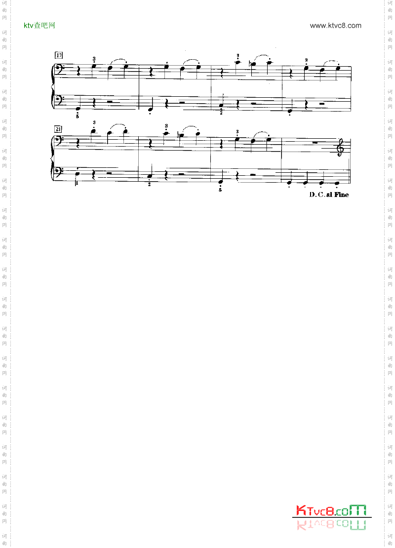 吉他摇滚曲键盘类钢琴