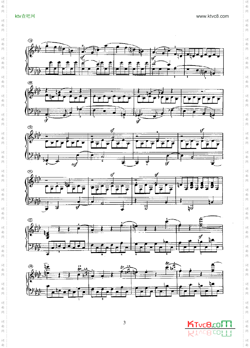 奏鸣曲Opus2Nr.1键盘类钢琴