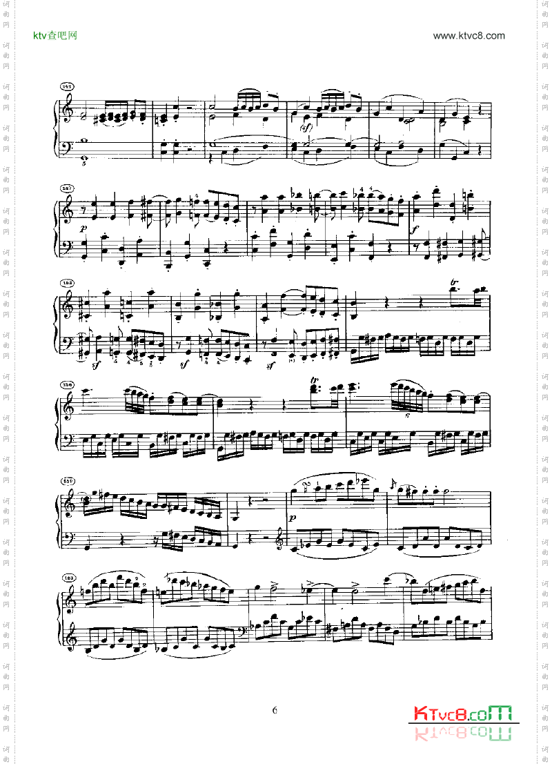 奏鸣曲Opus2Nr.3键盘类钢琴