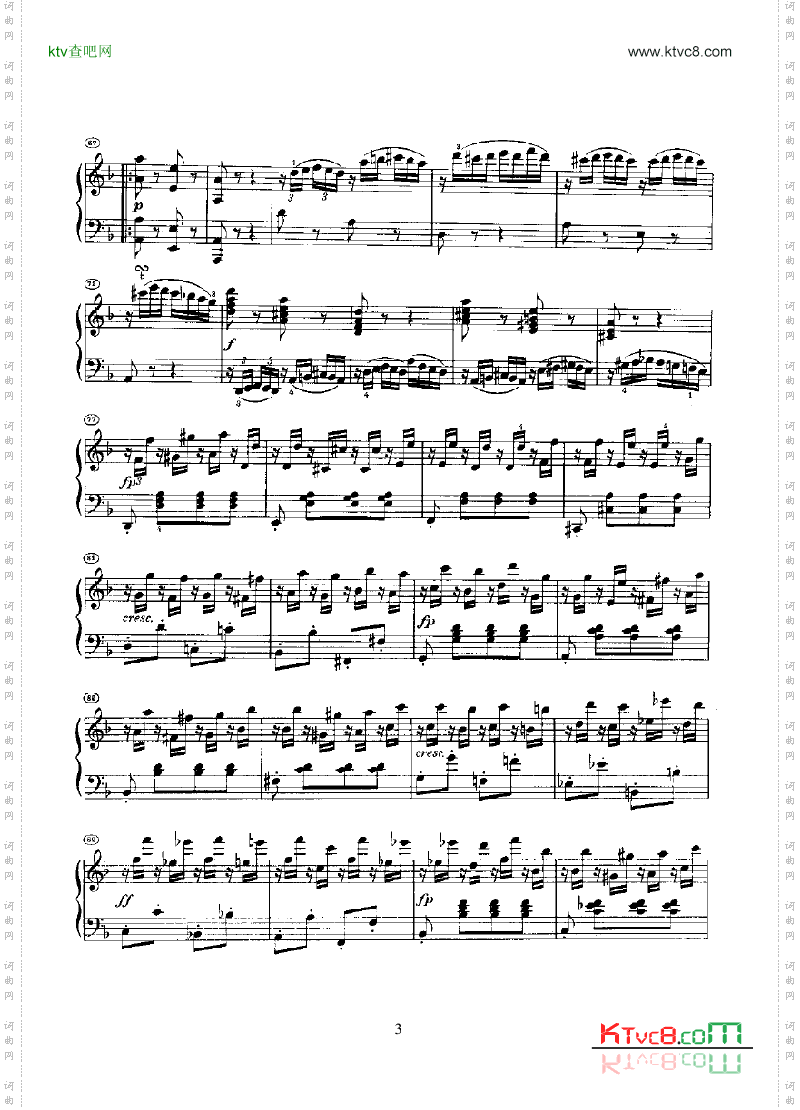 奏鸣曲Opus10Nr.2键盘类钢琴