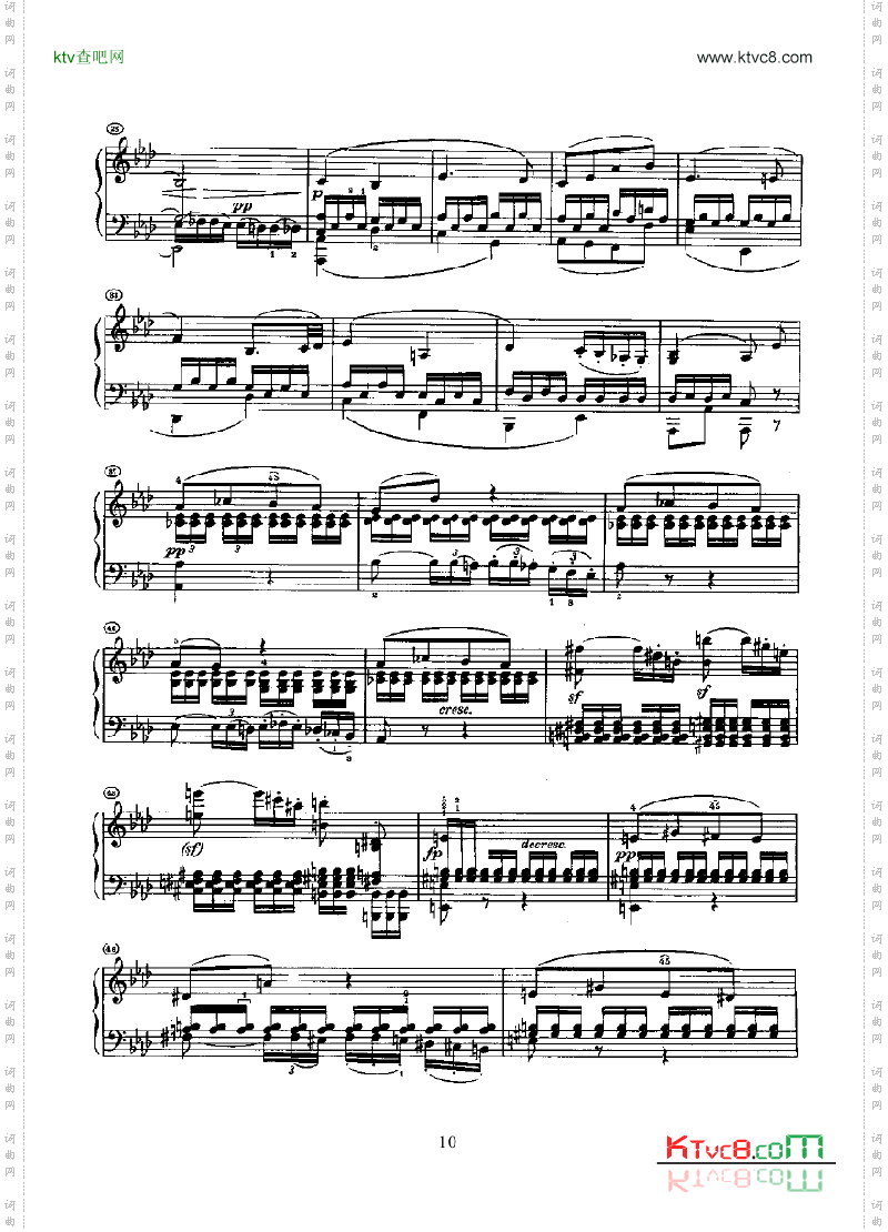 奏鸣曲Opus13键盘类钢琴