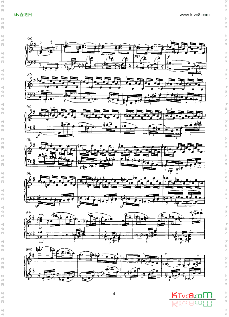奏鸣曲Opus14Nr.2键盘类钢琴