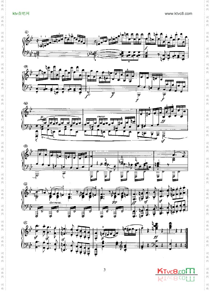 奏鸣曲Opus22键盘类钢琴