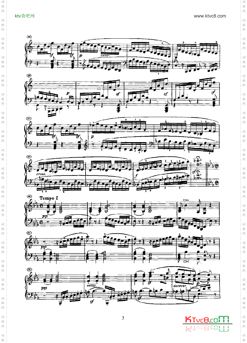奏鸣曲Opus27Nr.1键盘类钢琴