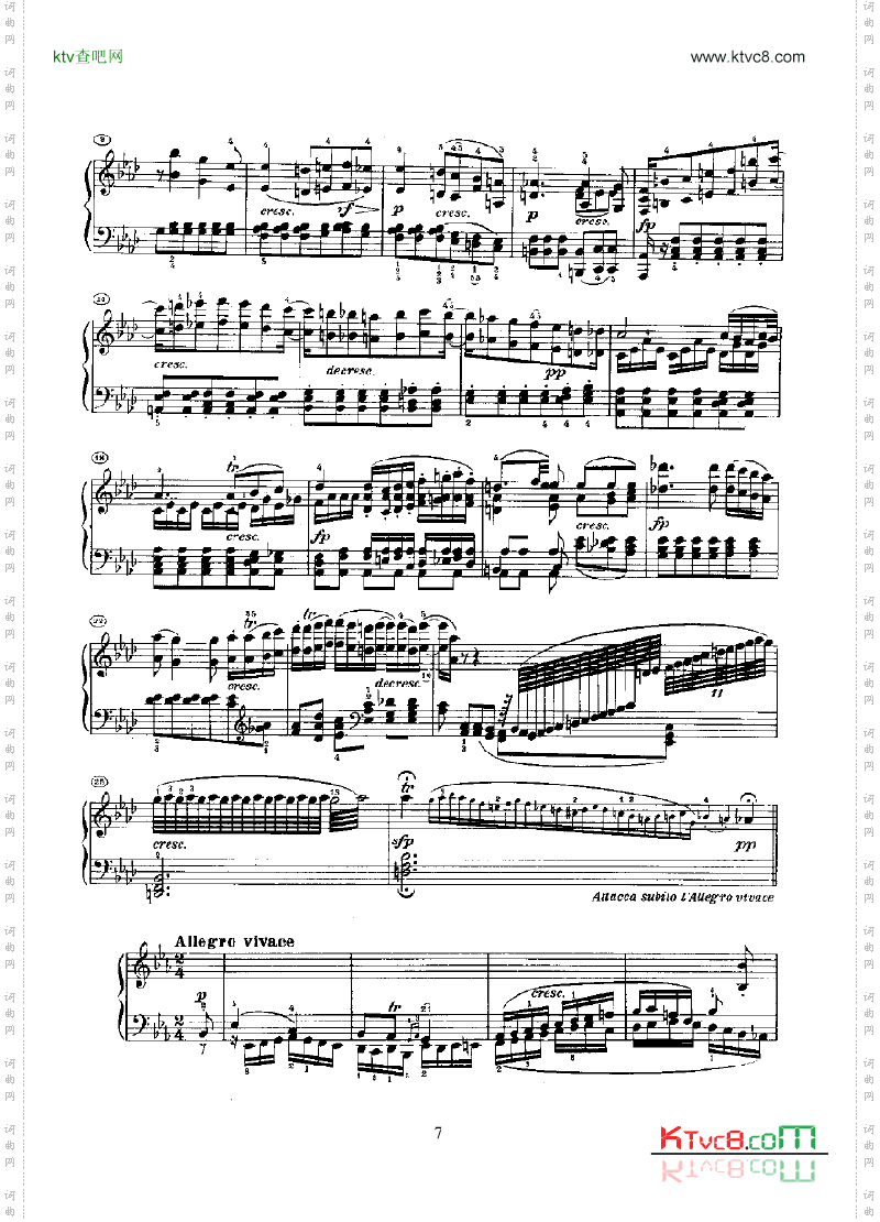 奏鸣曲Opus27Nr.1键盘类钢琴