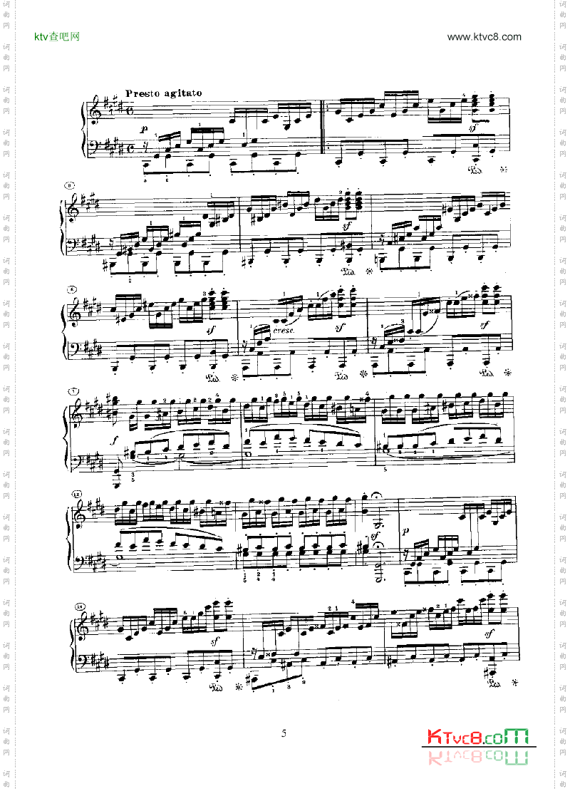 奏鸣曲Opus27Nr.2键盘类钢琴