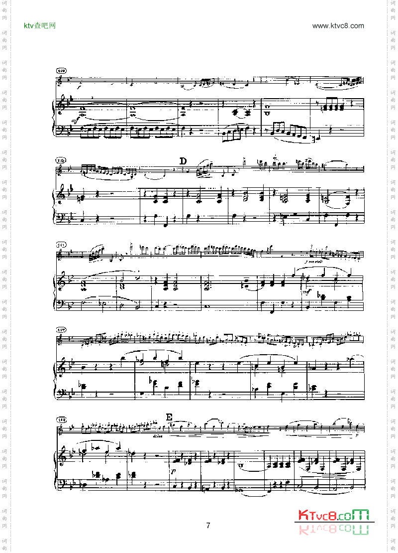 第六小提琴协奏曲键盘类钢琴