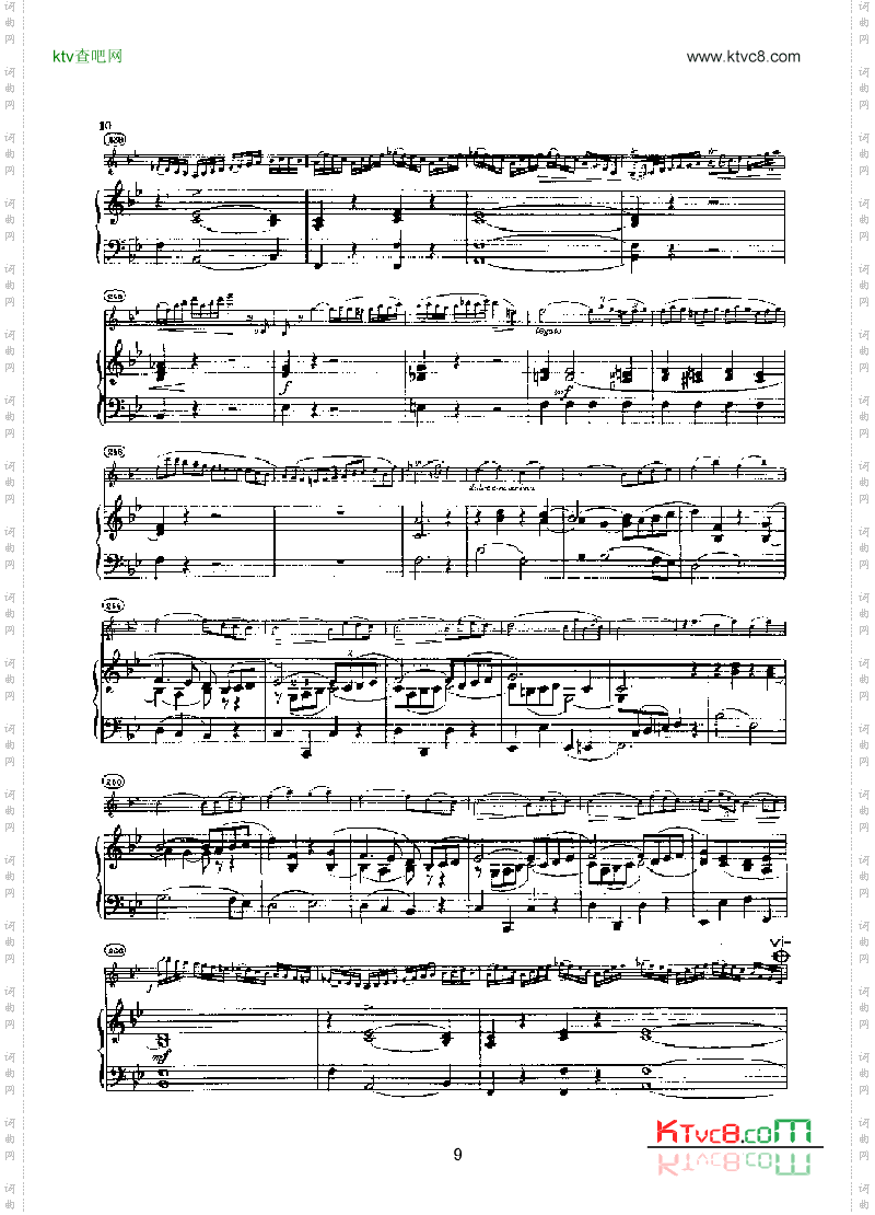 第六小提琴协奏曲键盘类钢琴