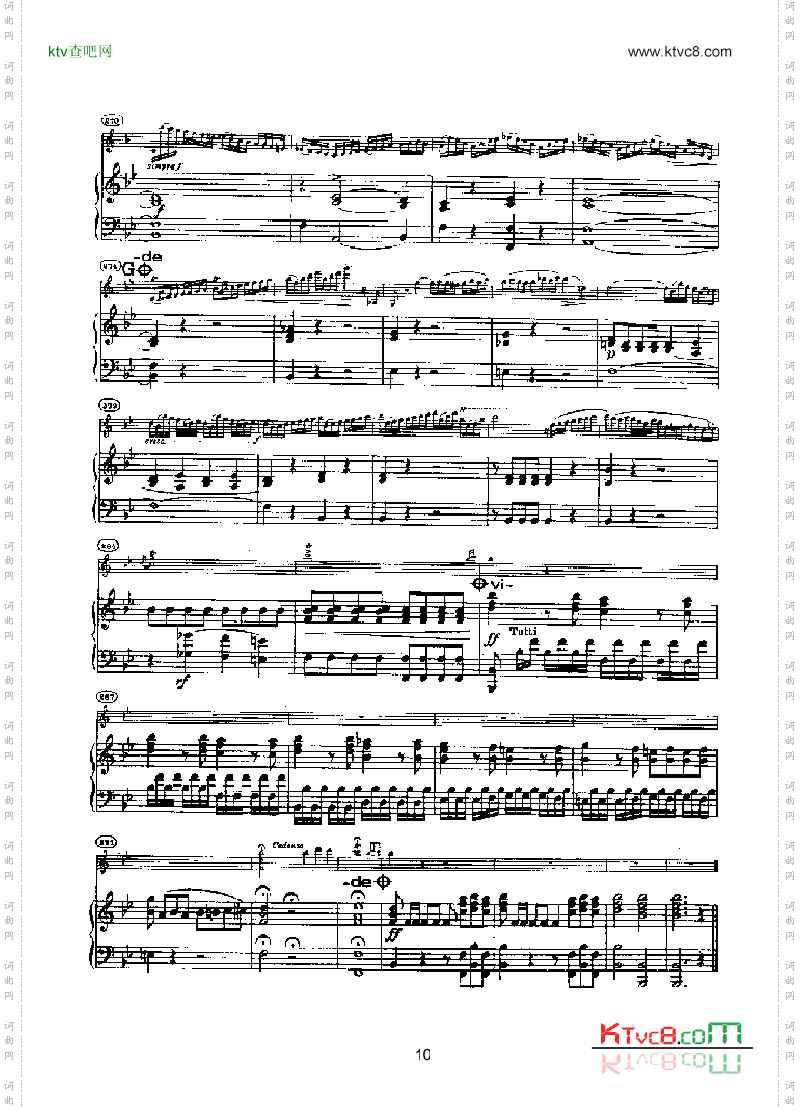 第六小提琴协奏曲键盘类钢琴