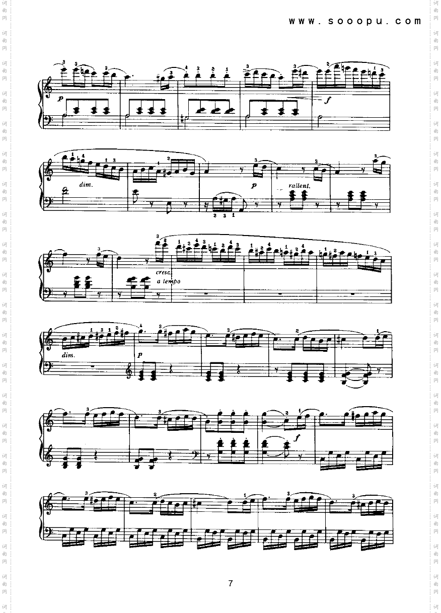 小奏鸣曲2键盘类钢琴