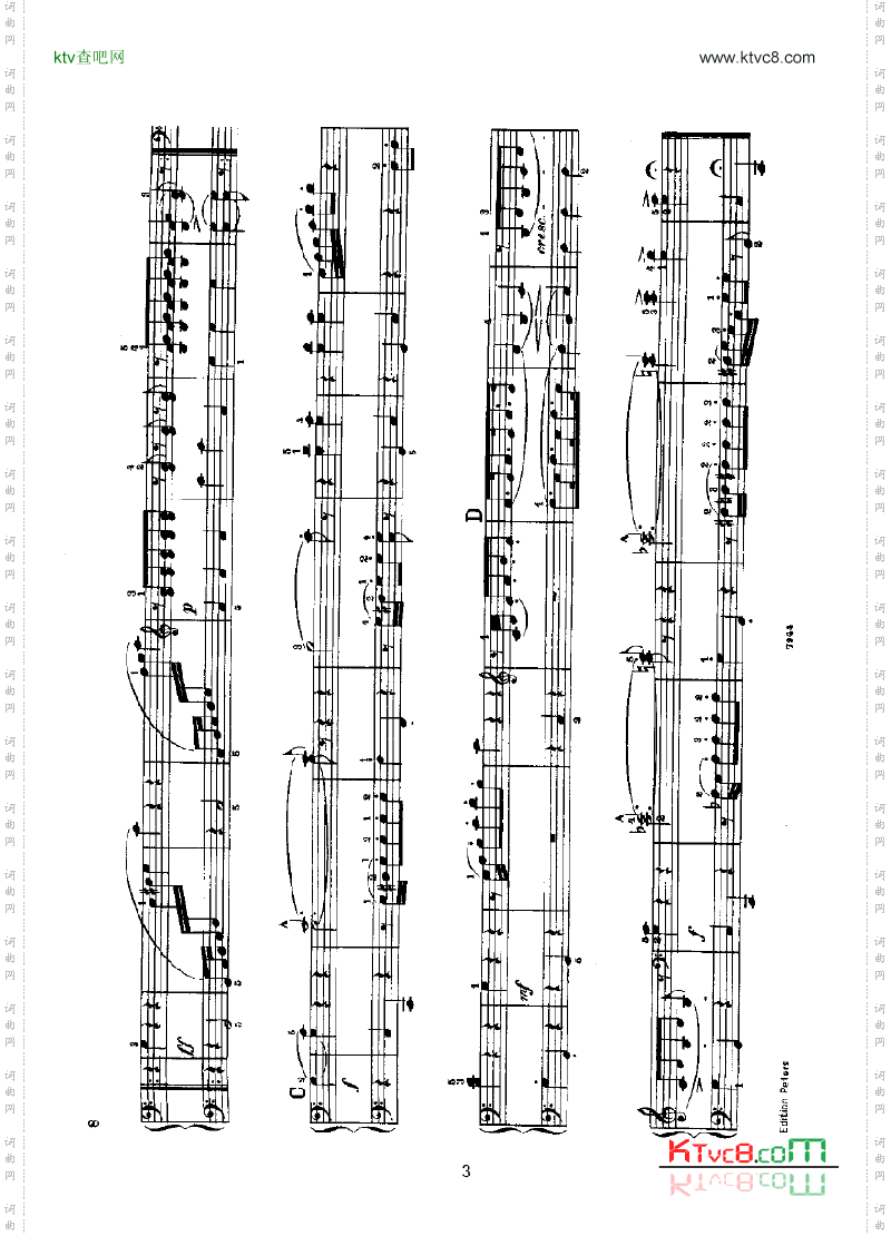 公牛小步舞曲四手联弹键盘类钢琴