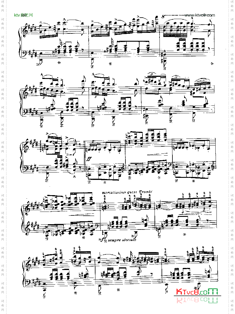 波洛涅兹第二首键盘类钢琴