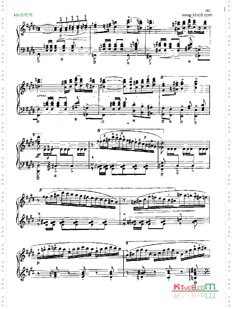 波洛涅兹第二首键盘类钢琴