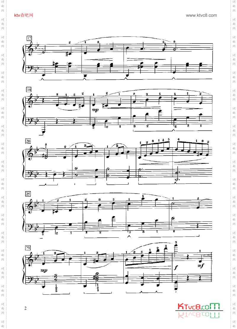 斗牛士叙事曲键盘类钢琴