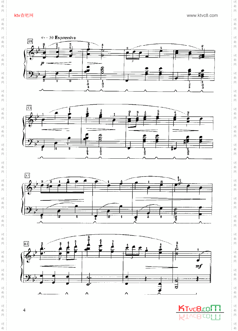 斗牛士叙事曲键盘类钢琴