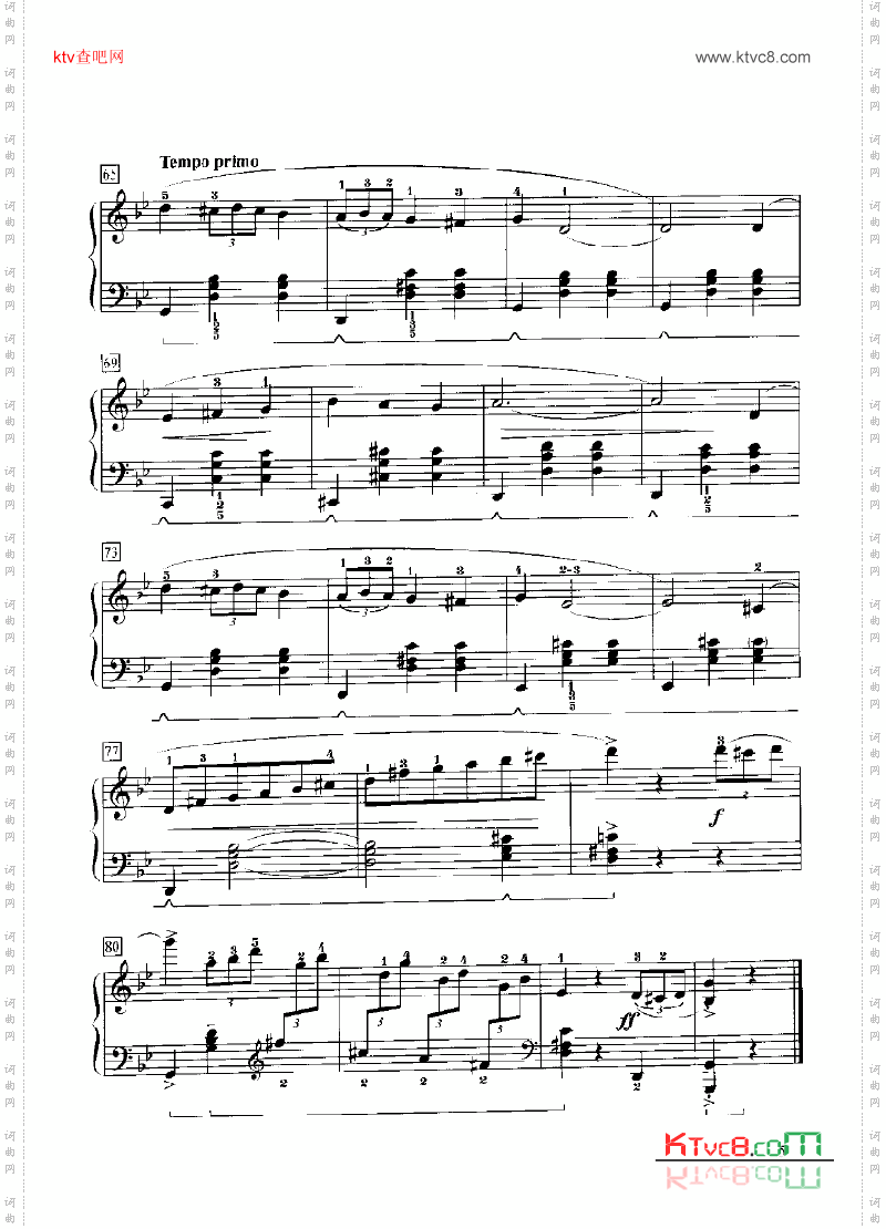 斗牛士叙事曲键盘类钢琴