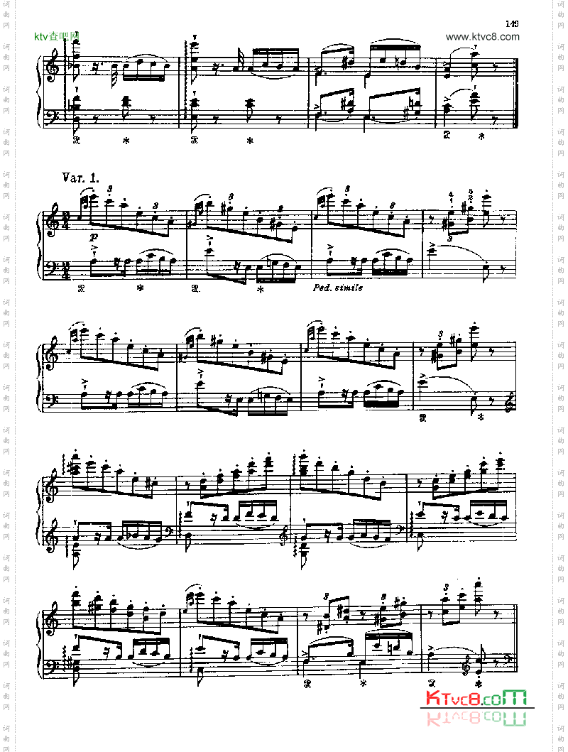 帕格尼尼-练习曲第六首键盘类钢琴