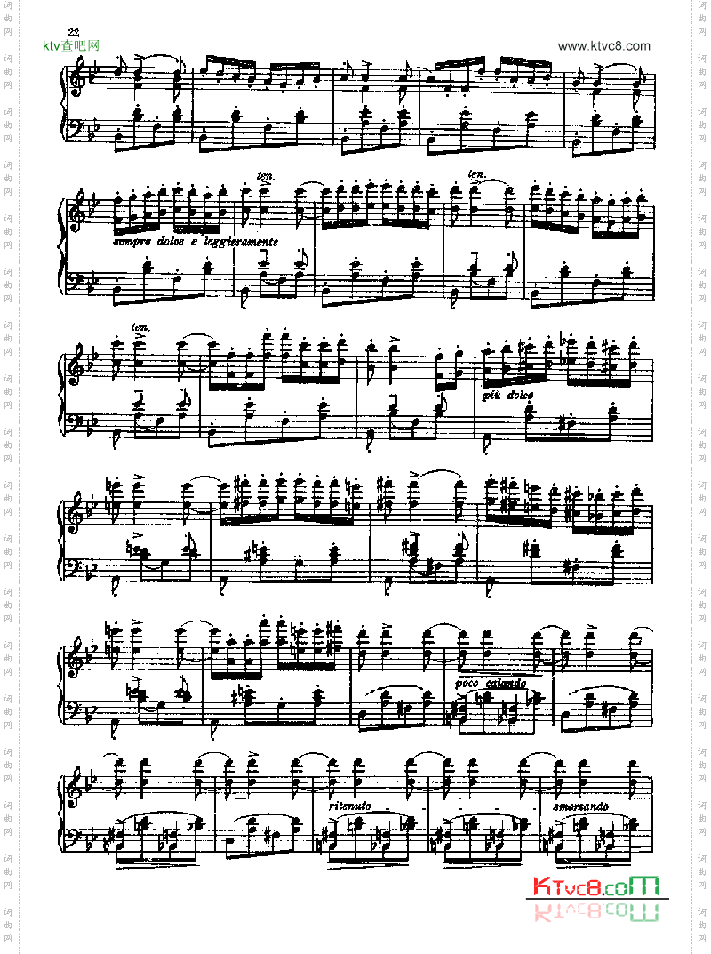 匈牙利狂想曲第六首键盘类钢琴