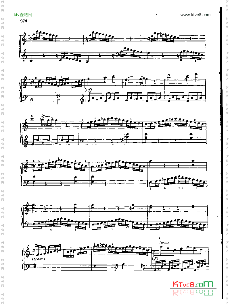简易奏鸣曲Nr.545键盘类钢琴