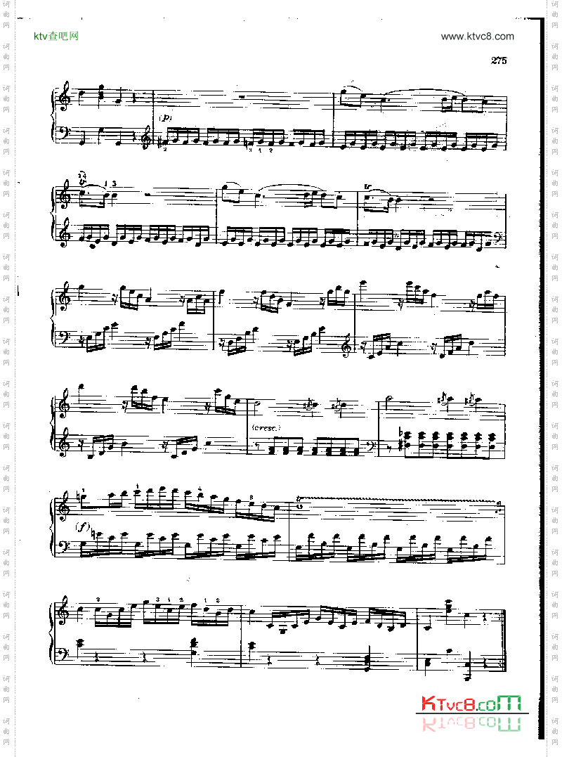简易奏鸣曲Nr.545键盘类钢琴