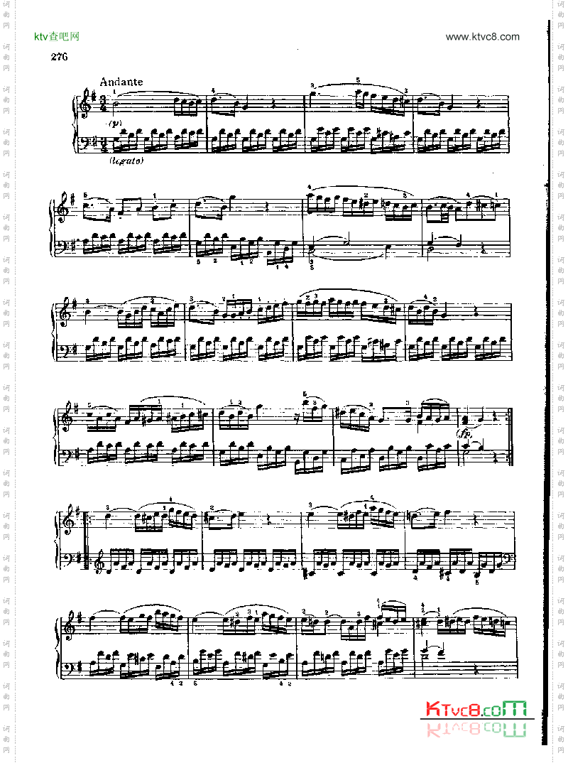 简易奏鸣曲Nr.545键盘类钢琴