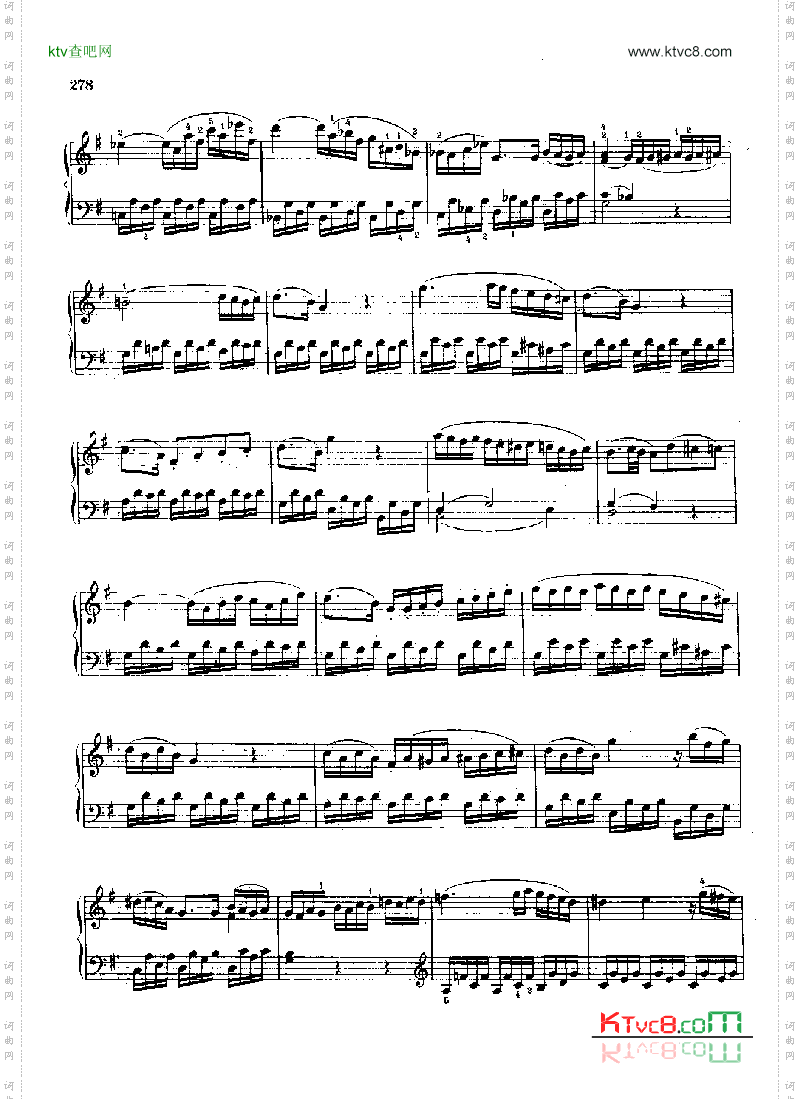 简易奏鸣曲Nr.545键盘类钢琴