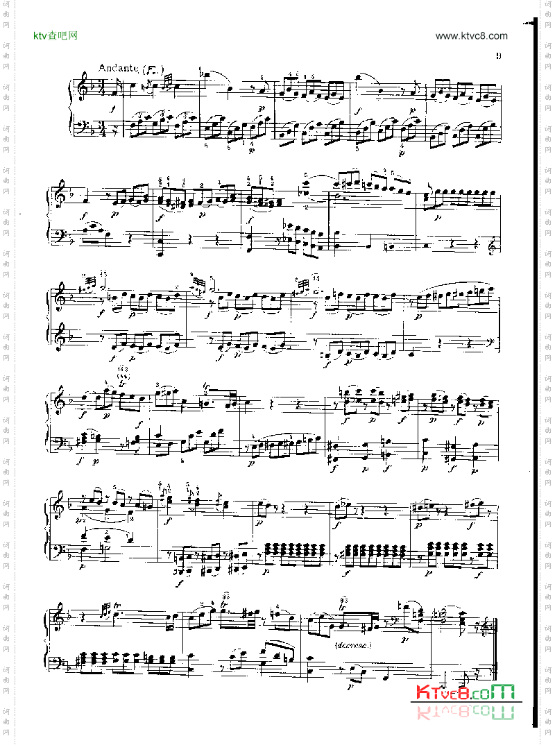 奏鸣曲Nr.279键盘类钢琴