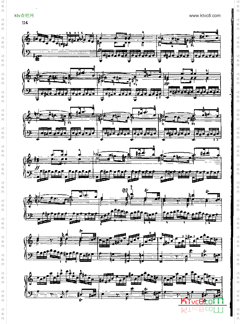 奏鸣曲Nr.810键盘类钢琴