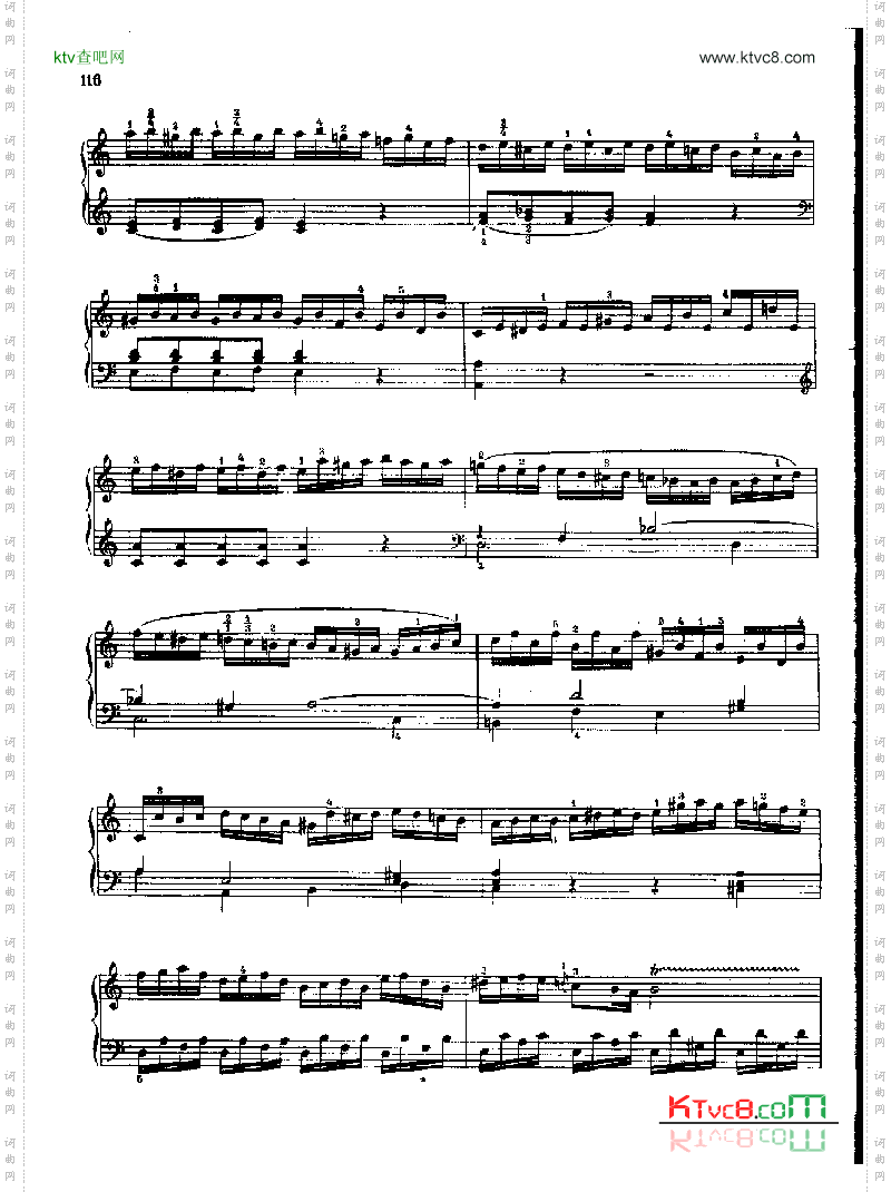 奏鸣曲Nr.810键盘类钢琴