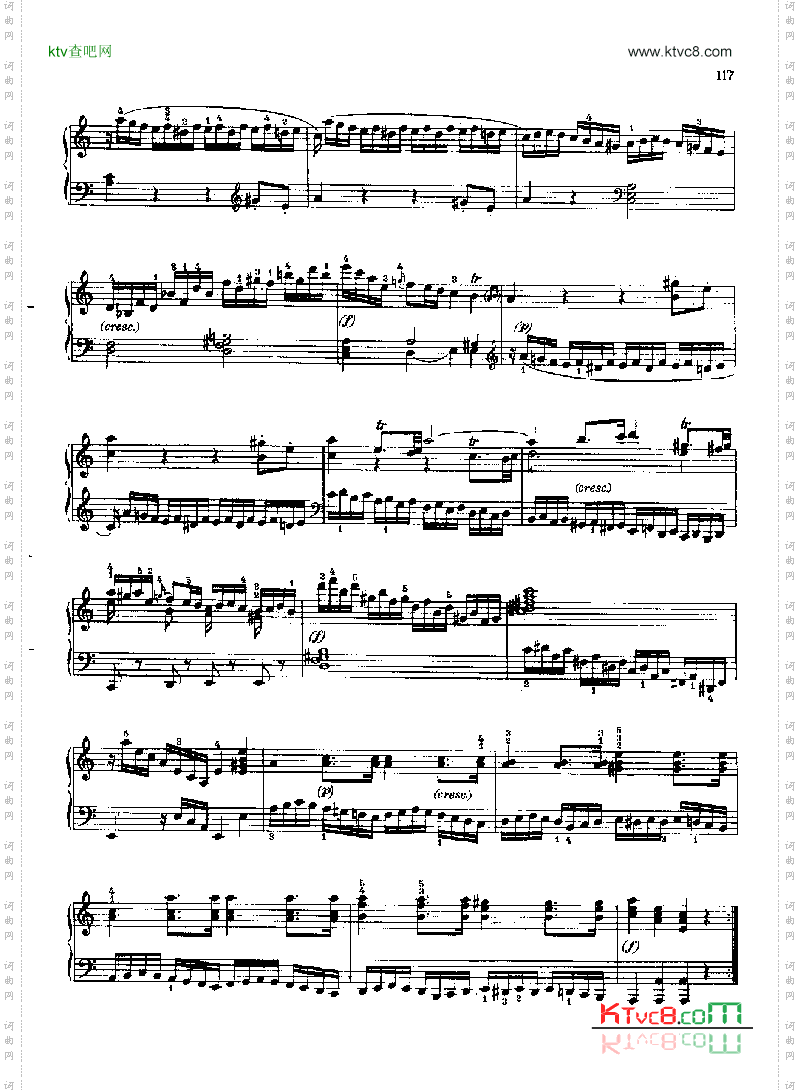 奏鸣曲Nr.810键盘类钢琴