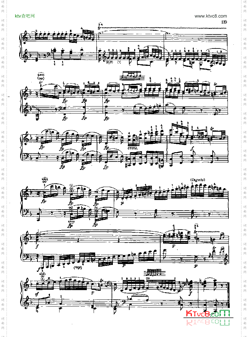 奏鸣曲Nr.810键盘类钢琴