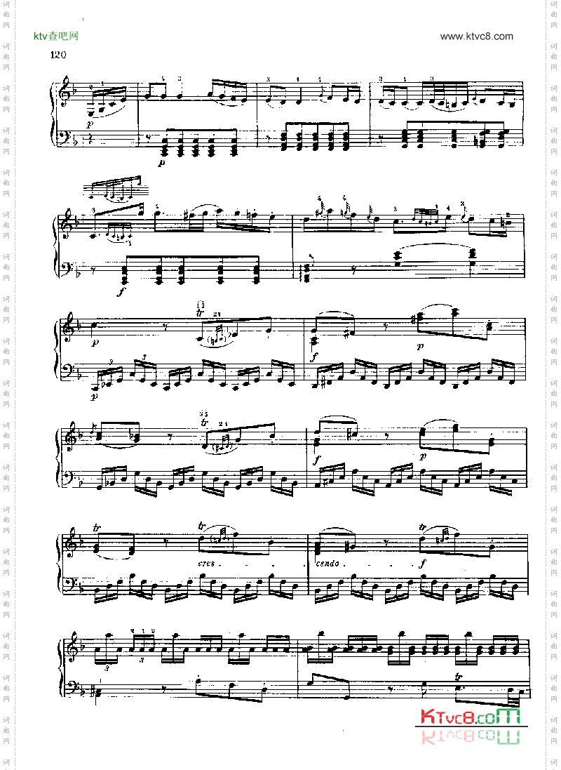 奏鸣曲Nr.810键盘类钢琴