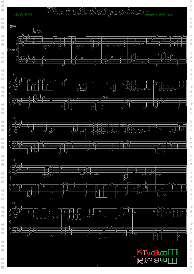 thetruththatyouleave