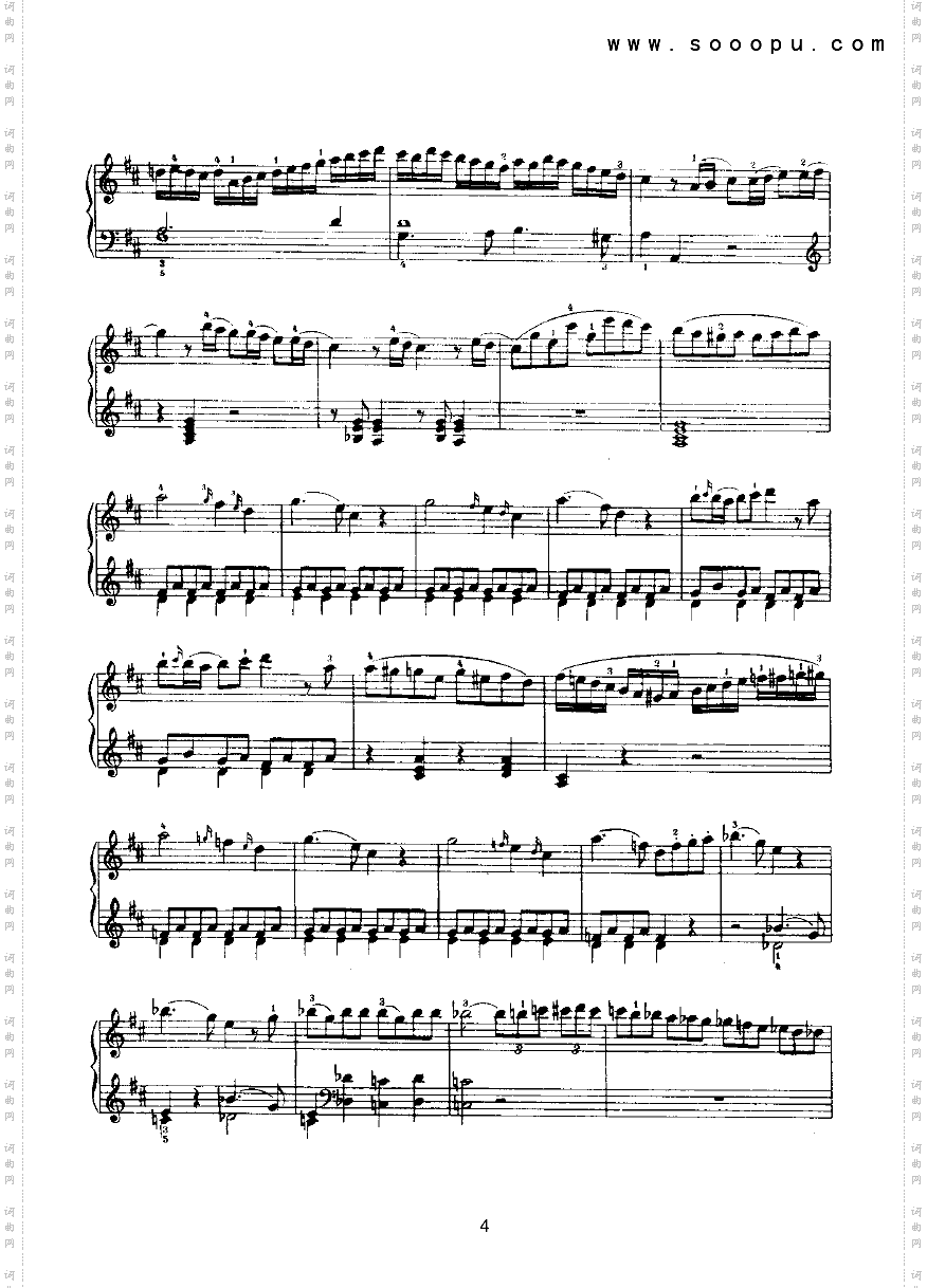 回旋曲键盘类钢琴