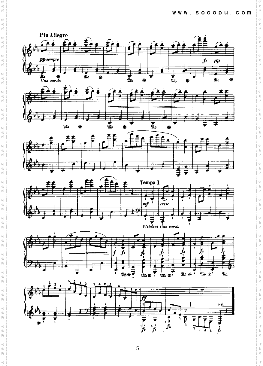 埃科塞斯舞曲键盘类钢琴