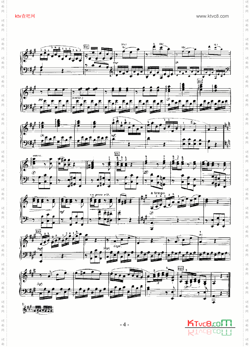 A大调奏鸣曲_嬉游曲键盘类钢琴