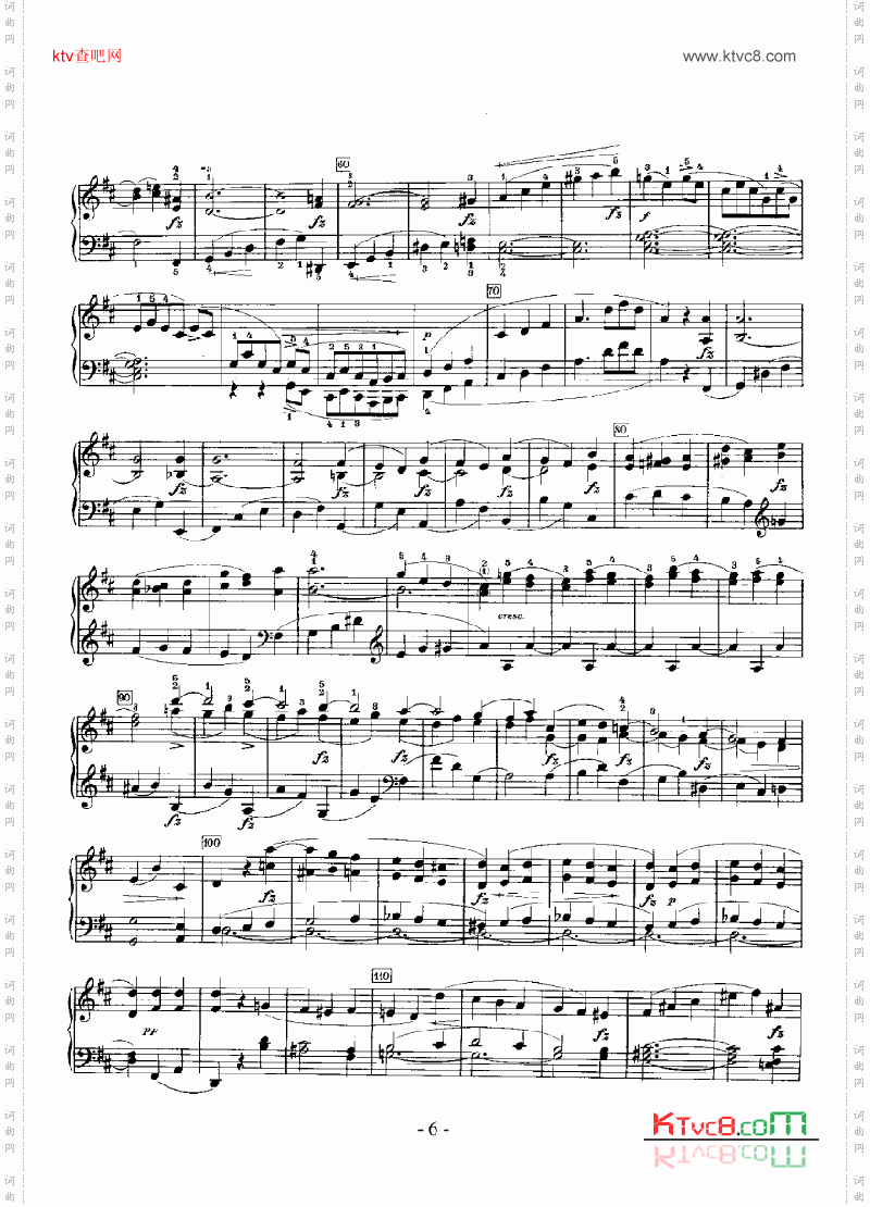 D大调奏鸣曲键盘类钢琴
