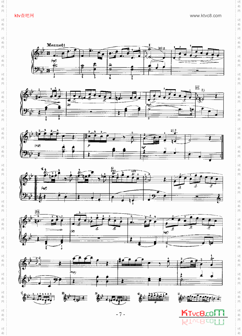 降B大调奏鸣曲帕蒂塔键盘类钢琴