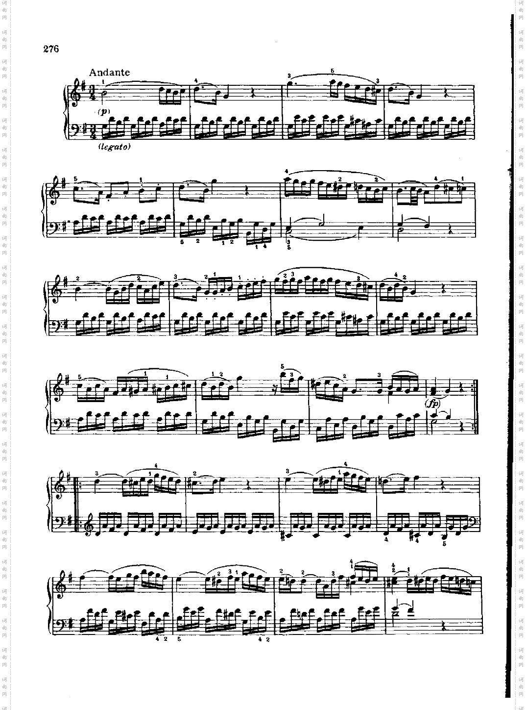 简易奏鸣曲Nr.545键盘类钢琴