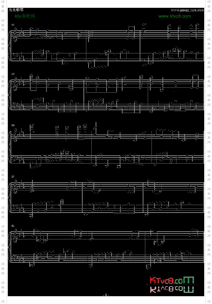为你钟情---钢琴独奏版