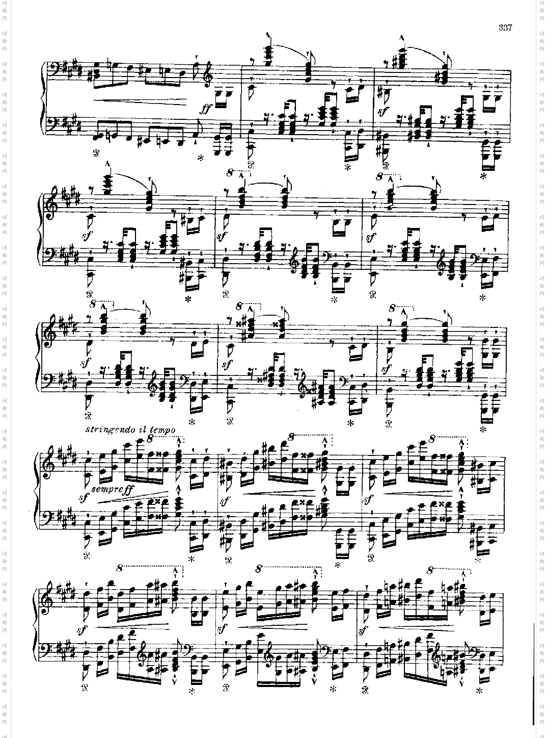 西班牙狂想曲键盘类钢琴