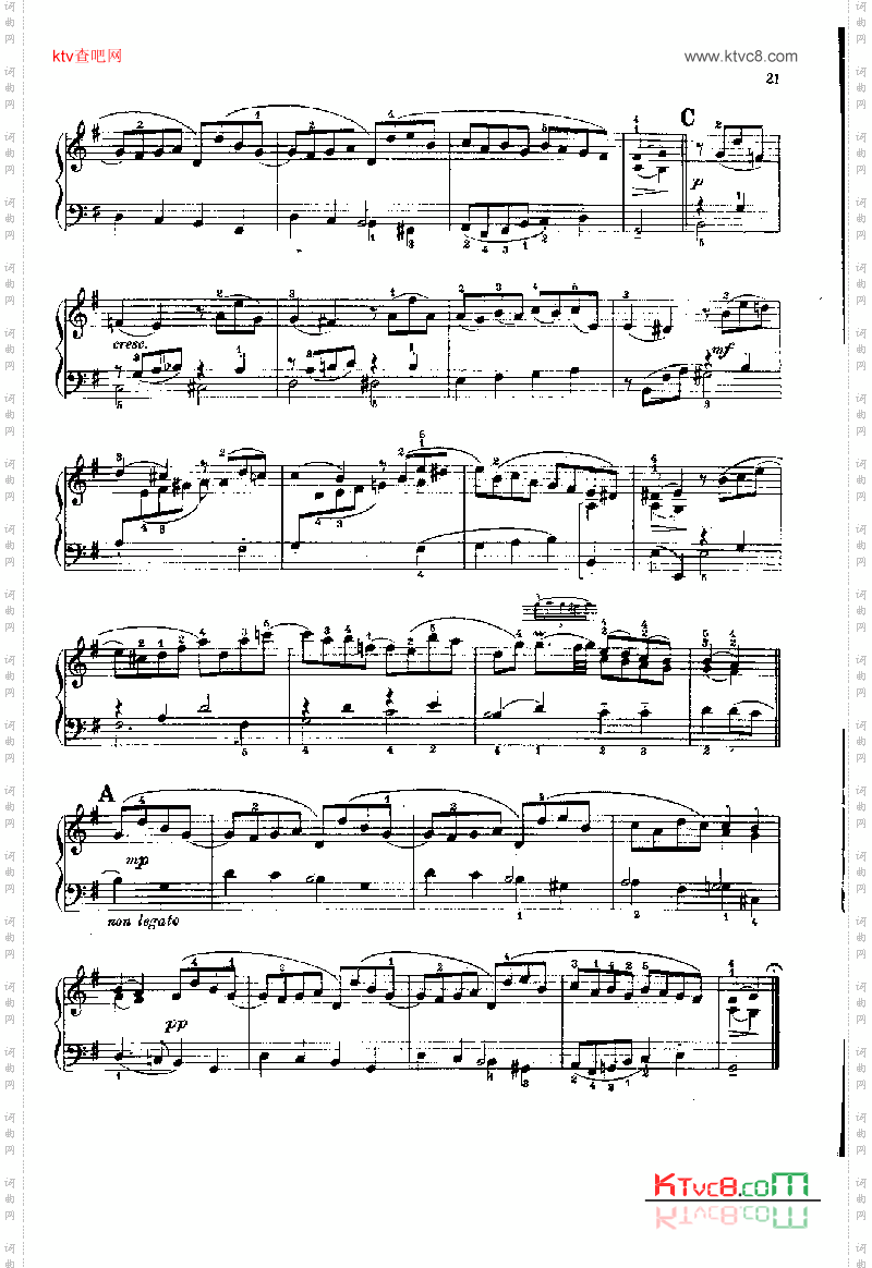 三首小品Ⅰ诙谐键盘类钢琴