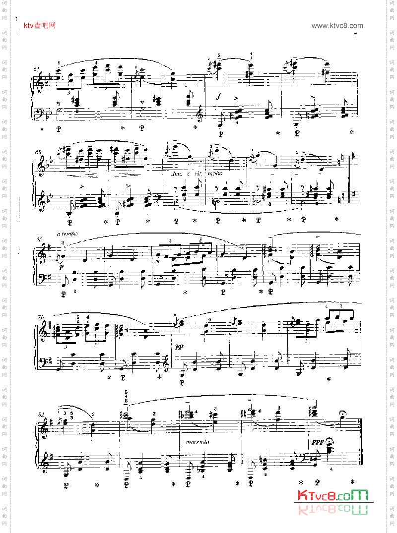 摇篮曲—格里格作品38之1键盘类钢琴